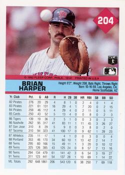 Brian Harper  baseball card collectible - Main Image 2