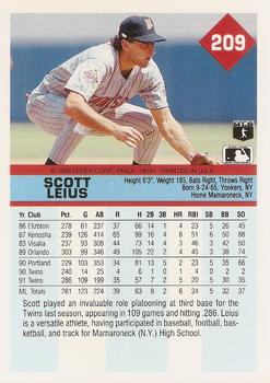Scott Leius  baseball card collectible - Main Image 2