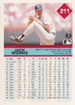 Jack Morris  baseball card collectible - Main Image 2