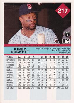 Kirby Puckett  baseball card collectible - Main Image 2