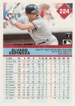 Alvaro Espinoza  baseball card collectible - Main Image 2