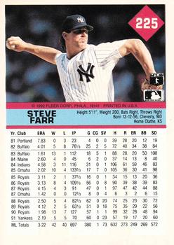Steve Farr  baseball card collectible - Main Image 2