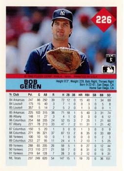 Bob Geren  baseball card collectible - Main Image 2