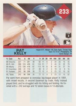 Pat Kelly  baseball card collectible - Main Image 2