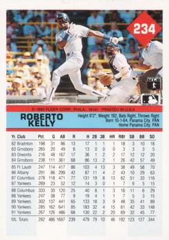 Roberto Kelly  baseball card collectible - Main Image 2