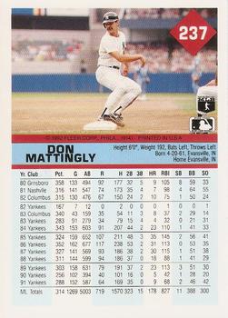 Don Mattingly  baseball card collectible - Main Image 2