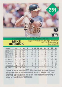 Mike Bordick  baseball card collectible - Main Image 2