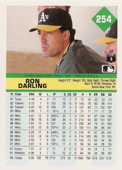 Ron Darling  baseball card collectible - Main Image 2