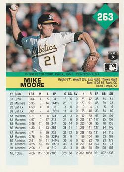 Mike Moore  baseball card collectible - Main Image 2