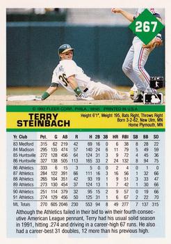 Terry Steinbach  baseball card collectible - Main Image 2