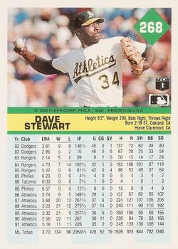 Dave Stewart  baseball card collectible - Main Image 2