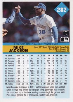 Mike Jackson  baseball card collectible - Main Image 2