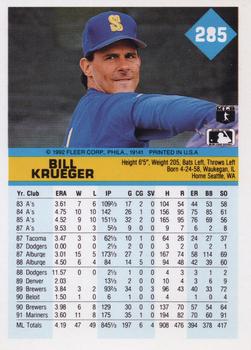 Bill Krueger  baseball card collectible - Main Image 2