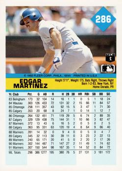 Edgar Martinez  baseball card collectible - Main Image 2