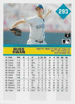 Russ Swan  baseball card collectible - Main Image 2