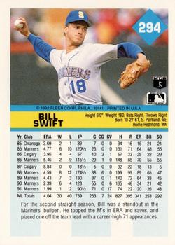 Bill Swift  baseball card collectible - Main Image 2