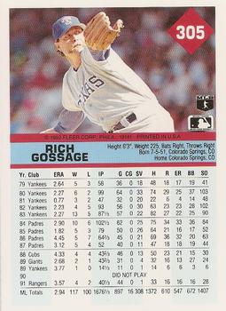 Rich Gossage  baseball card collectible - Main Image 2