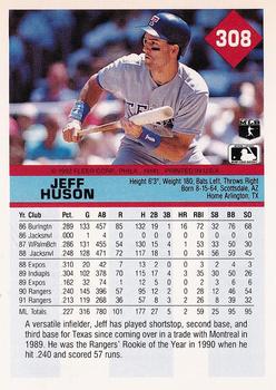 Jeff Huson  baseball card collectible - Main Image 2