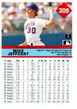 Mike Jeffcoat  baseball card collectible - Main Image 2
