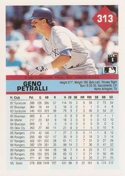 Geno Petralli  baseball card collectible - Main Image 2