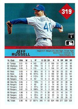 Jeff Russell  baseball card collectible - Main Image 2