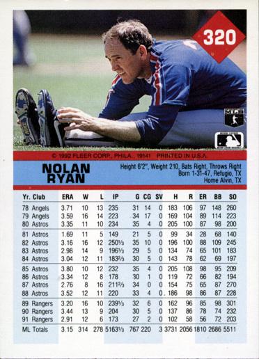 Nolan Ryan  baseball card collectible - Main Image 2