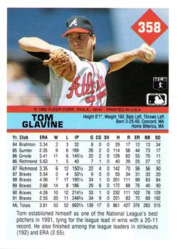 Tom Glavine  baseball card collectible - Main Image 2