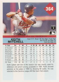 Keith Mitchell  baseball card collectible - Main Image 2