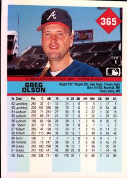 Greg Olson  baseball card collectible - Main Image 2