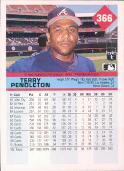 Terry Pendleton  baseball card collectible - Main Image 2