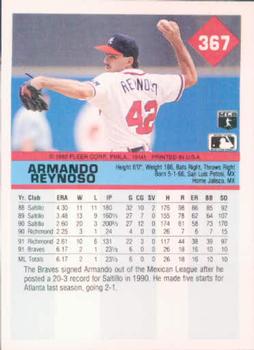 Armando Reynoso  baseball card collectible - Main Image 2