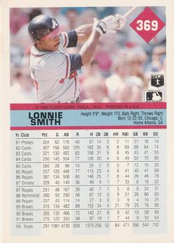 Lonnie Smith  baseball card collectible - Main Image 2