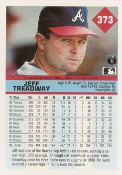 Jeff Treadway  baseball card collectible - Main Image 2