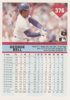 George Bell  baseball card collectible - Main Image 2