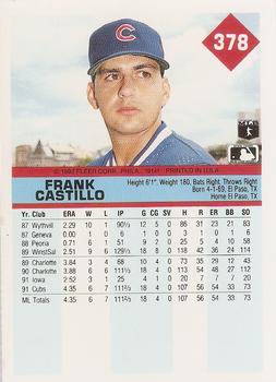 Frank Castillo  baseball card collectible - Main Image 2