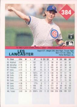 Les Lancaster  baseball card collectible - Main Image 2