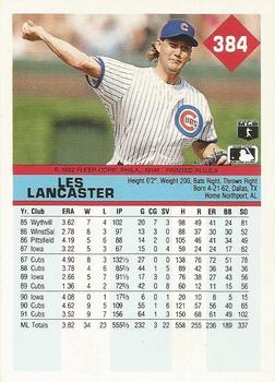 Les Lancaster  baseball card collectible - Main Image 2