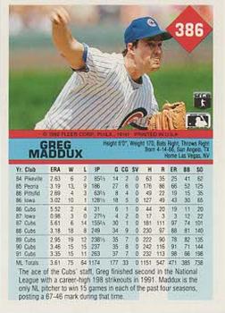 Greg Maddux  baseball card collectible - Main Image 2