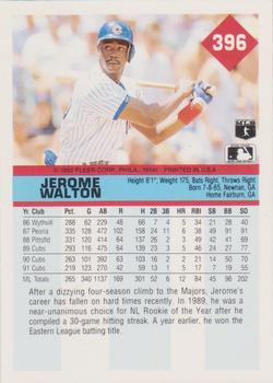 Jerome Walton  baseball card collectible - Main Image 2