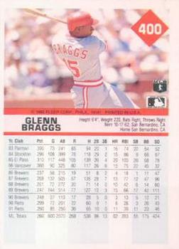 Glenn Braggs  baseball card collectible - Main Image 2