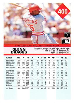 Glenn Braggs  baseball card collectible - Main Image 2