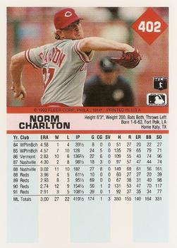 Norm Charlton  baseball card collectible - Main Image 2