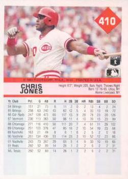 Chris Jones  baseball card collectible - Main Image 2