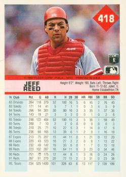 Jeff Reed  baseball card collectible - Main Image 2