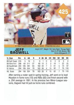 Jeff Bagwell  baseball card collectible - Main Image 2