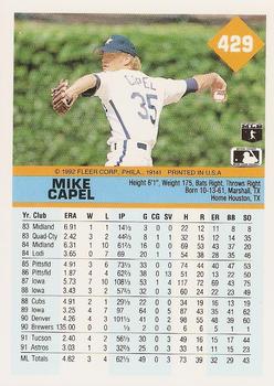 Mike Capel  baseball card collectible - Main Image 2
