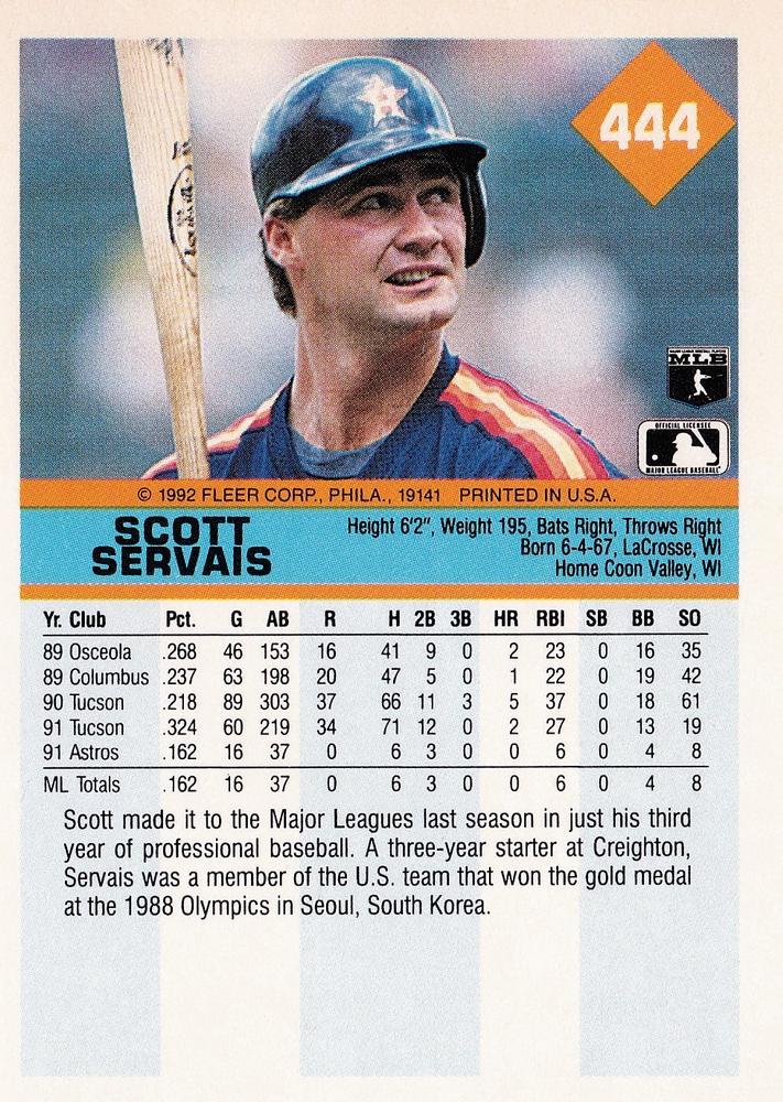 Scott Servais  baseball card collectible - Main Image 2