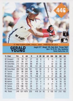 Gerald Young  baseball card collectible - Main Image 2