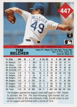 Tim Belcher  baseball card collectible - Main Image 2