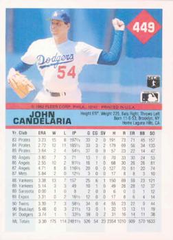 John Candelaria  baseball card collectible - Main Image 2